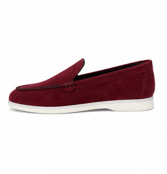 mocassins en daim cuir pour femme – bordeaux – velina mocassins en daim cuir pour femme – bordeaux – velina