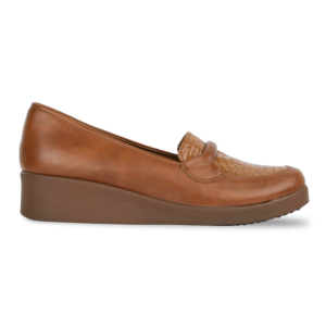 Anaïs: Mocassin femmes Tabac - Léa & Paul