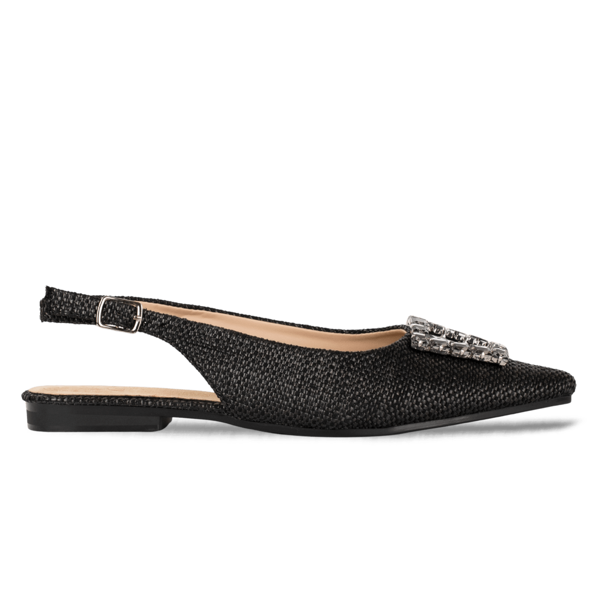 ballerines en tissu pour femme – noir – sabina Ballerines en tissu pour femme – Noir – Sabina - Lea & Paul Maroc
