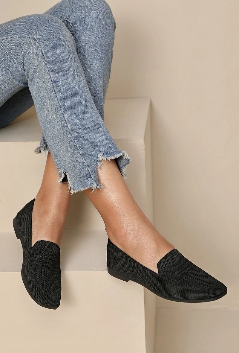 ballerines en tissu respirant pour femme – noir – diane Ballerines en tissu respirant pour femme – Noir – Diane - Lea & Paul Maroc