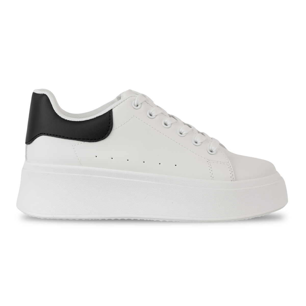 baskets en cuir pour femme – blanc et noir – valérie Baskets en cuir pour femme – Blanc et noir – Valérie - Lea & Paul Maroc