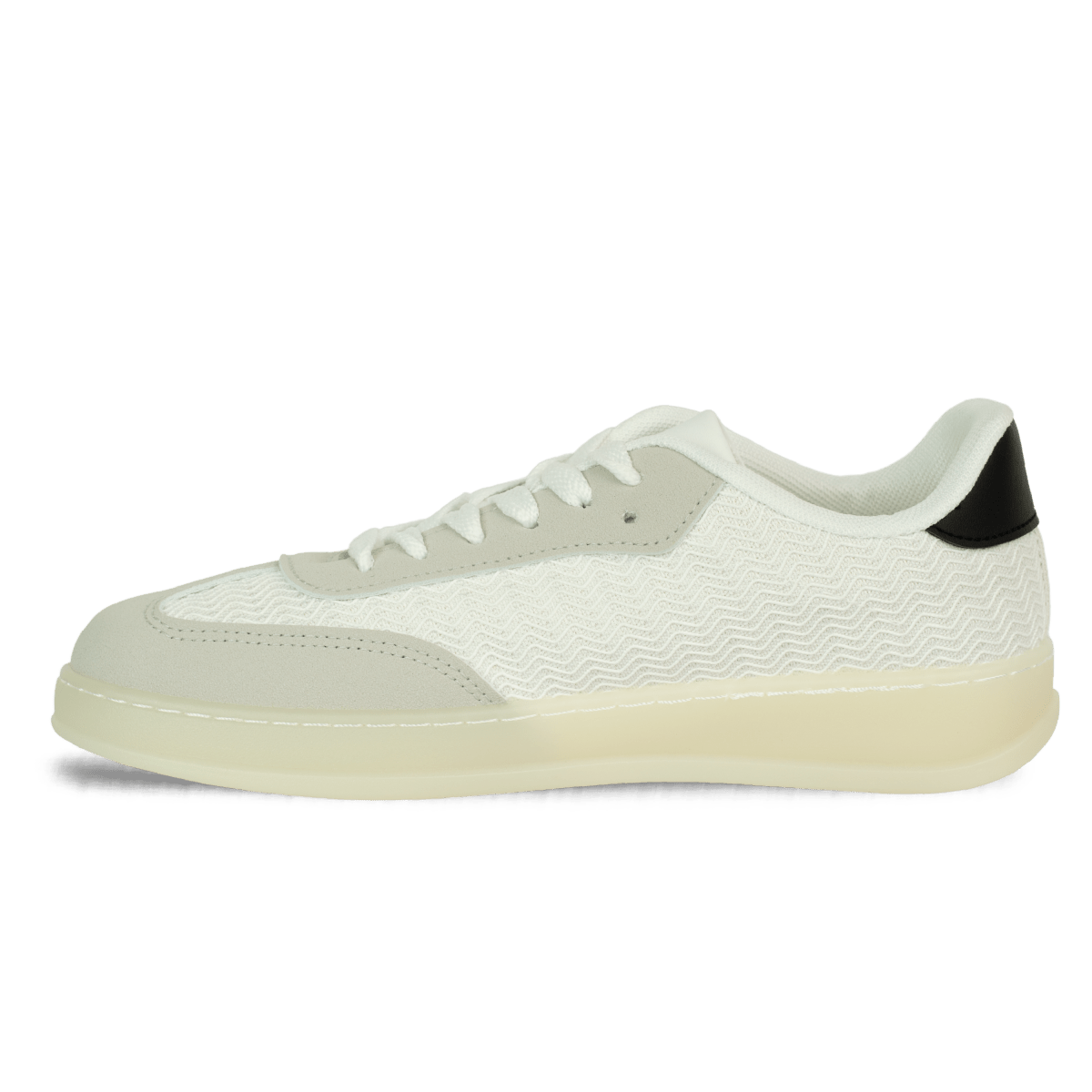 baskets en daim pour femme – blanc et noir – perla Baskets en daim pour femme – Noir – Perla - Lea & Paul Maroc