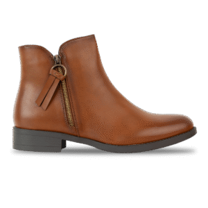 Bottines en cuir pour femme – Marron – Clarisse - Lea & Paul Maroc