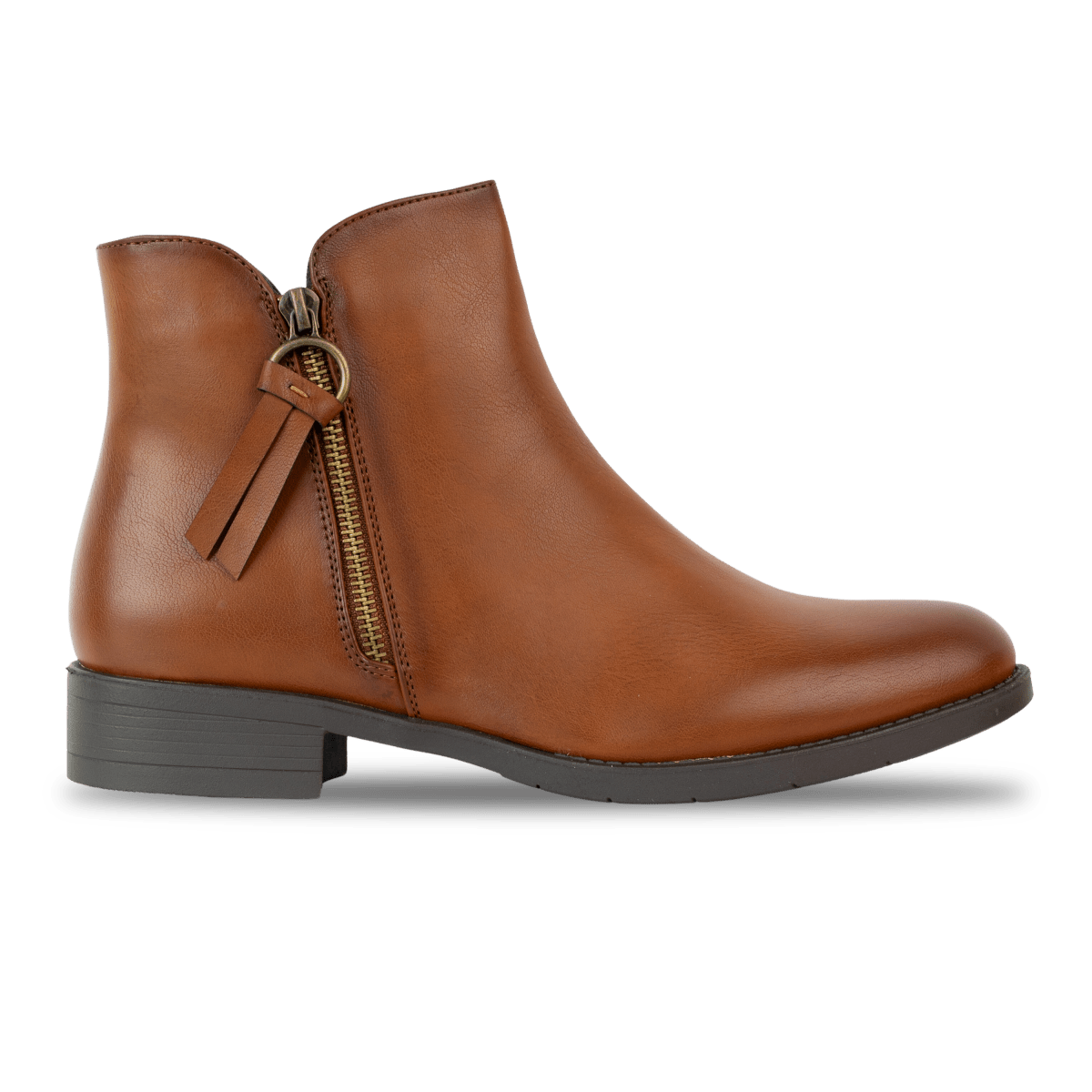 bottines en cuir pour femme – marron – clarisse Bottines en cuir pour femme – Marron – Clarisse - Lea & Paul Maroc