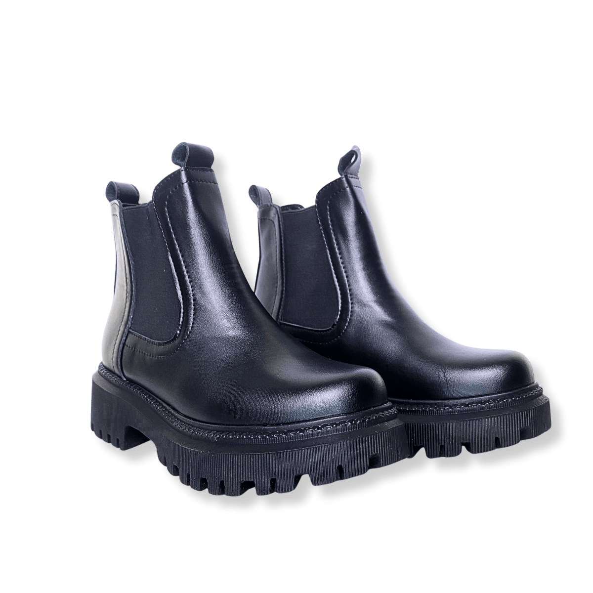 bottines en cuir pour femme noir célia Bottines en cuir pour femme noir - Célia - Lea & Paul Maroc